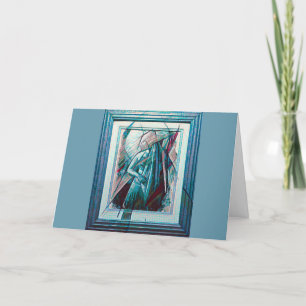 Carte Danseur de ventre Art Déco Cubiste