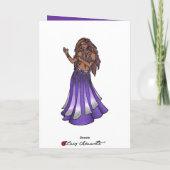 Carte Danseur du ventre (Dos)