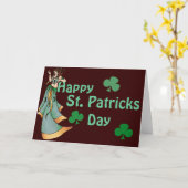 Carte Danseur du ventre irlandais (Fleur jaune)