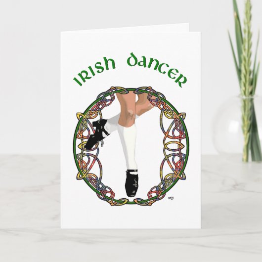 Carte Danseur irlandais chaussure dure (Devant)