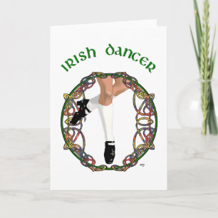 Carte Danseur irlandais chaussure dure