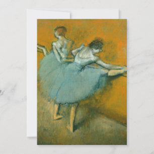 Carte Danseurs au Barre   Edgar Degas