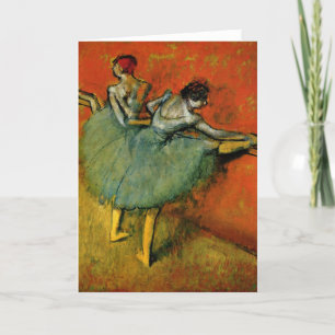 Carte Danseurs au Barre - Edgar Degas - 1888