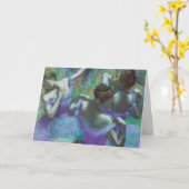 Carte Danseurs bleus par Edgar Degas, Impressionnisme Vi (Fleur jaune)