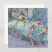 Carte Danseurs de ballet dans les ailes par Edgar Degas (Devant / Derrière)