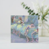 Carte Danseurs de ballet dans les ailes par Edgar Degas (Debout devant)