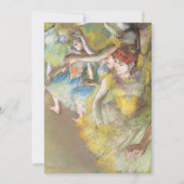 Carte Danseurs de ballet sur scène par Edgar Degas (Devant)