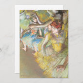 Carte Danseurs de ballet sur scène par Edgar Degas (Devant / Derrière)