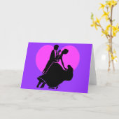 Carte Danseurs de coeur (Fleur jaune)