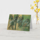 Carte Danseurs d'Edgar Degas | préparant (Fleur jaune)