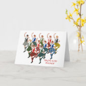 Carte Danseurs des Highlands écossais (Fleur jaune)