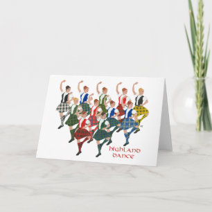 Carte Danseurs des Highlands écossais