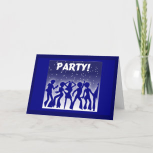 Carte Danseurs Disco Party