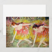 Carte Danseurs se penchent par Edgar Degas, Ballet Art (Devant / Derrière)