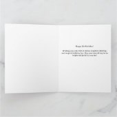 Carte Danseuse 5e anniversaire (Intérieur)