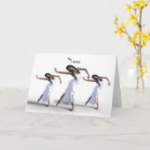 Carte Danseuse blanche Thunder_Cove (Fleur jaune)