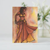 Carte Danseuse du ventre Nubian Sister - (Debout devant)