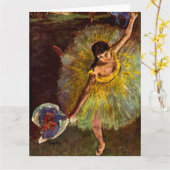 Carte Danseuse Rosita Mauri 1877 (Fleur jaune)