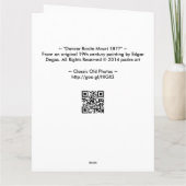 Carte Danseuse Rosita Mauri 1877 (Dos)