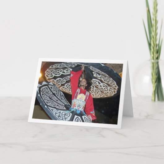 Carte Danseuse Tanoura Égyptienne (Devant)