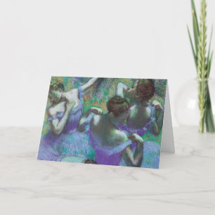 Carte Danseuses bleues par Edgar Degas, Impressionnisme 