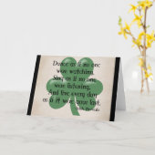 Carte Dansez comme si : : Proverbe irlandais (noircissez (Fleur jaune)