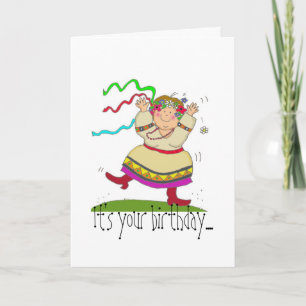 Carte Dansez un petit anniversaire
