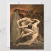 Carte Dante et Virgile en enfer (par Bouguereau) (Devant)