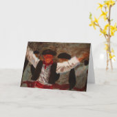 Carte Dantzaritxiti - Danseur basque (Fleur jaune)