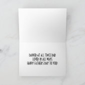 CARTE DAPER TOUTES LES FOIS/AIMÉ DE TOUTES LES FAÇONS SU (Intérieur)