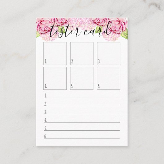 Carte d'appareil de contrôle - carte d'échantillon (Devant)