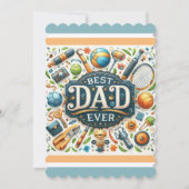 Carte d'appartement de la Fête du Père (Devant)