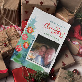 Carte d'appartement de Noël