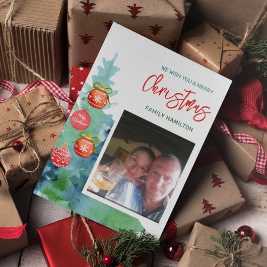 Carte d'appartement de Noël