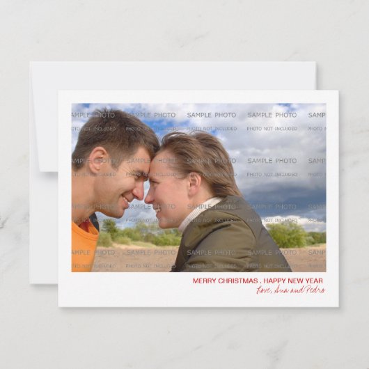 Carte d'appartement de Noël (Devant)