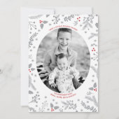 Carte d'appartement de Noël aux Berries d'hiver (Devant)