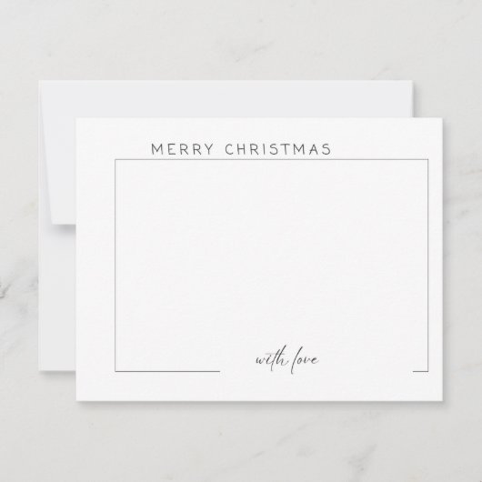 Carte d'appartement Noël (Devant)