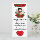 Carte d'appartement Red Rose/Funeral (Debout devant)