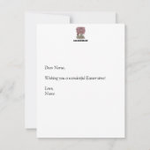 Carte d'appartement Time's Up Paster (Dos)