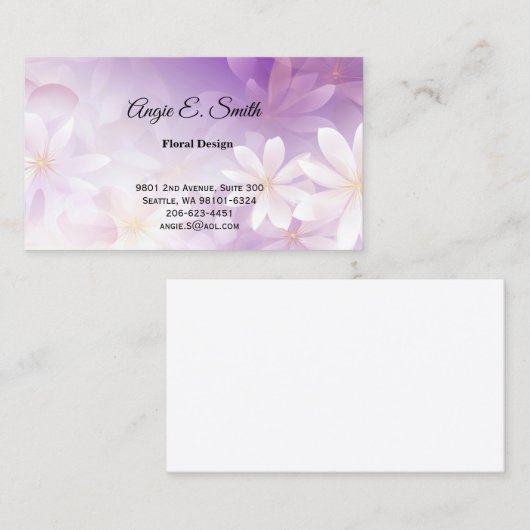 Carte d'appel (Devant / Derrière)