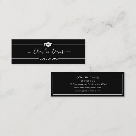 Carte d'appel (Devant / Derrière)