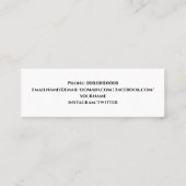 Carte D'appel 2022 Gold Burgundy Nom du diplôme Insérer (Dos)