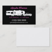 Carte D'appel 5ème Télécarte de silhouette de la roue rv (Devant / Derrière)