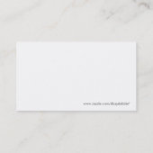 carte d'appel à la fleur (Dos)