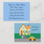 Carte D'appel À la maison adresse (Devant / Derrière)