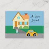 Carte D'appel À la maison adresse (Dos)