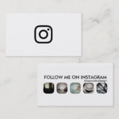 Carte D'appel abonnés instagram (Devant / Derrière)