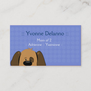 Carte D'appel Affaires à la mode de chiot/télécarte de maman