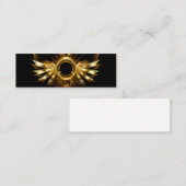 Carte D'appel Ailes steampunk (Devant / Derrière)