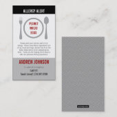 Carte D'appel Allergie Duotones gris vigilant (Devant / Derrière)